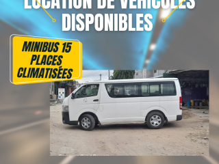 Location minibus 15 places Toyota Hiace